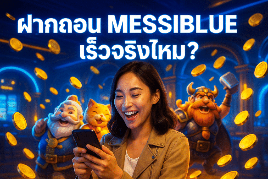 ฝากถอน MESSIBLUE เร็วจริงไหม
