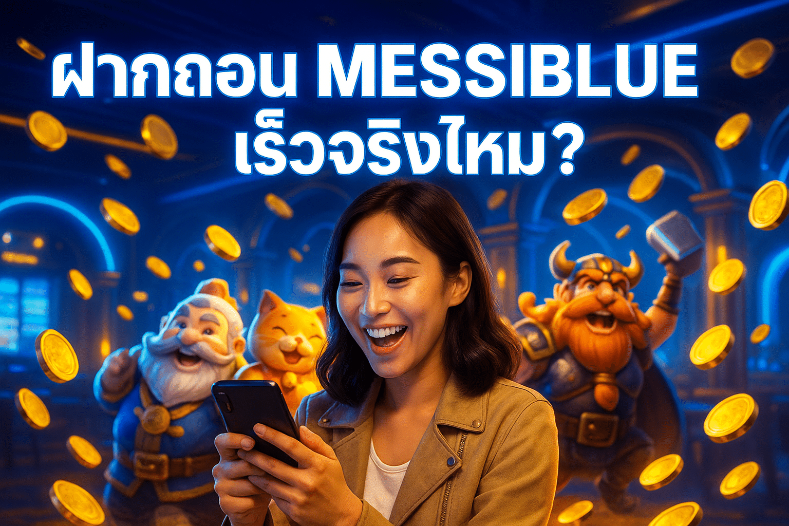ฝากถอน MESSIBLUE เร็วจริงไหม