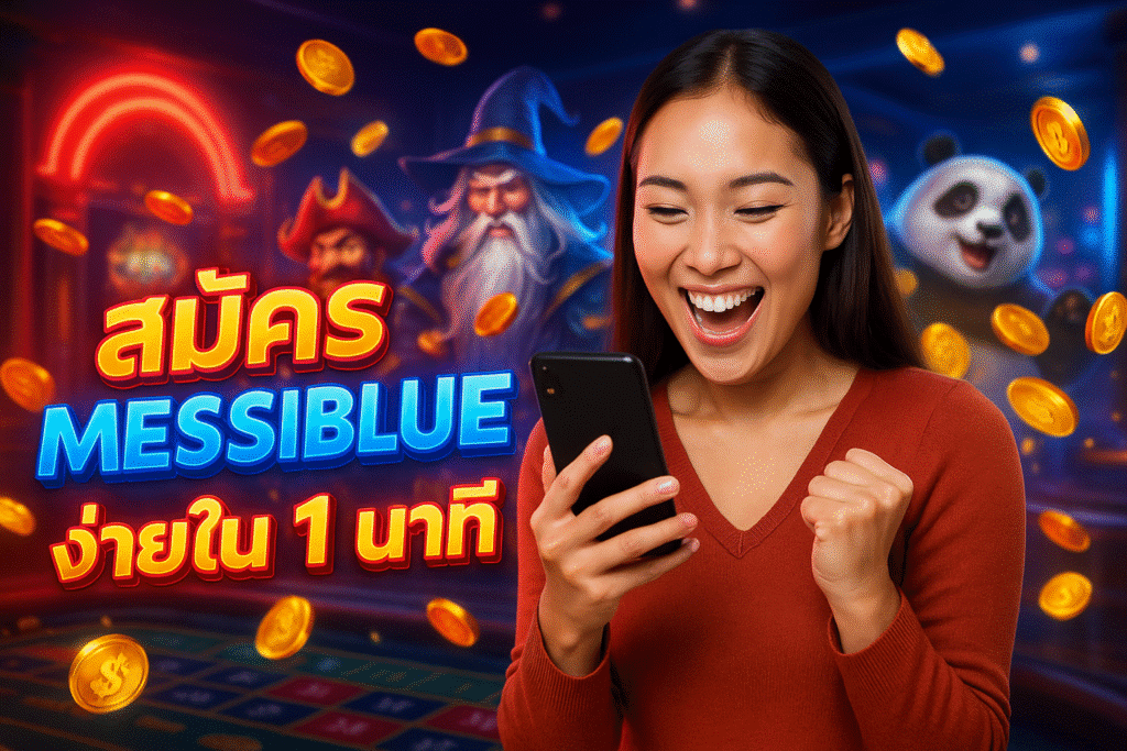 สมัคร MESSIBLUE ง่ายใน 1 นาที
