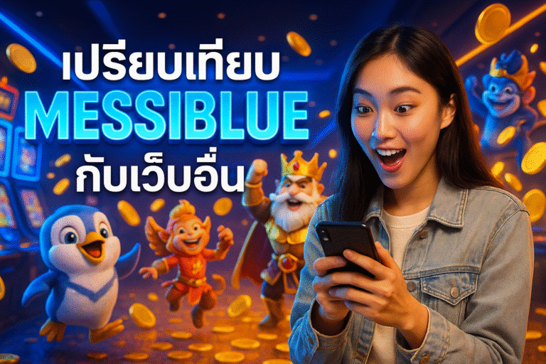 เปรียบเทียบ MESSIBLUE กับเว็บอื่น