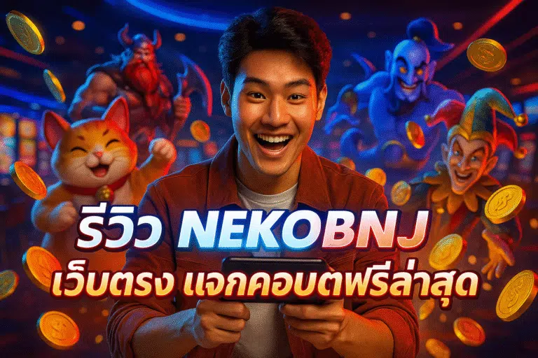 รีวิว NEKOBNJ เว็บตรง แจกเครดิตฟรีล่าสุด